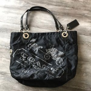 Black coach purse